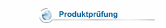 Produktprüfung